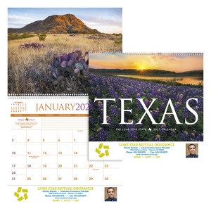 Triumph® Calendars Texas Calendar