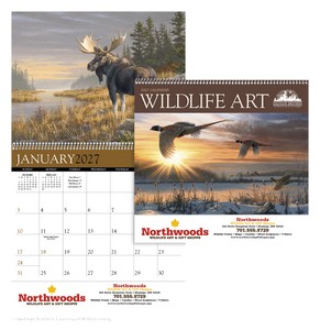 [1811] Triumph® Calendars Wildlife Art by the Hautman Brothers Calendar