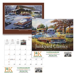 Triumph® Calendars Junkyard Classics by Dale Klee Calendar
