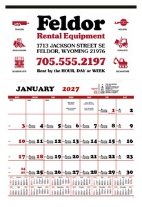 Skinner & Kennedy® Contractor's Apron Calendar