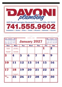 Skinner & Kennedy® Billboard Apron Calendar