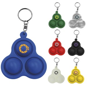 [21285] Universal Source® Pop 3 Bubbles Keychain
