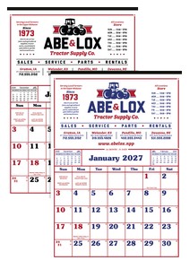 [24-E] Skinner & Kennedy® Commercial 12-Sheet Calendar