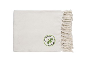 [26370] Herringbone Textured RPET Woven Blanket