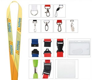 Universal Source® 5/8" Polyester 4 Color Lanyard