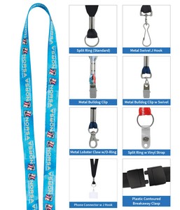 Good Value™ 1/2" Fine-Print Lanyard