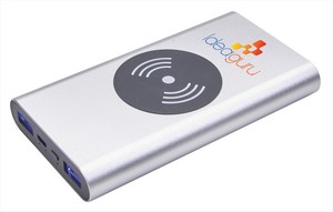 [32374] Good Value™ Aluminum HD Wireless Power Bank 10,000 mAh