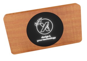 [32511] SCX Innovative Design™ Bamboo Wireless Power Bank 10,000 mAh