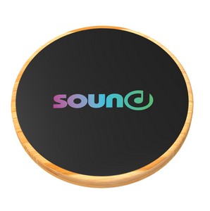 [32527] SCX Innovative Design™ Full-Color Bamboo 15W Wireless Charger
