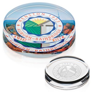[35321] JAFFA® Round Paperweight