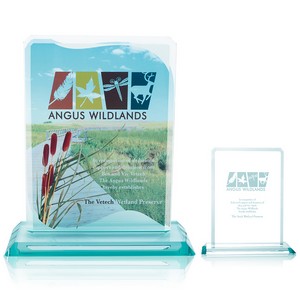 JAFFA® Clipped Jade Crystal Award
