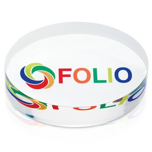 [36679] JAFFA® Oval Acrylic Paperweight