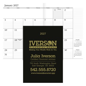 [376] HotLine® Products Leatherette Planner