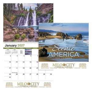 HotLine® Products Scenic America® Appointment Calendar - Spiral
