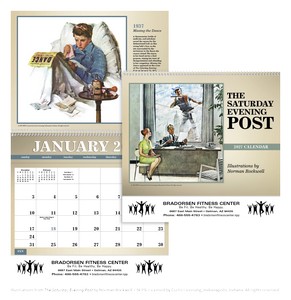 [4076] Triumph® Calendars The Saturday Evening Post Deluxe Pocket Calendar