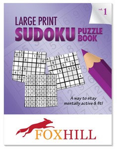 Puzzle Book: LARGE PRINT Sudoku