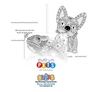 [41269] Good Value™ Unwind with Pets Adult Coloring Book