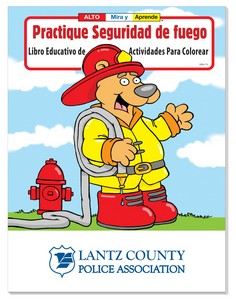 [41278] Coloring Book: Practice Fire Safety (Spanish)