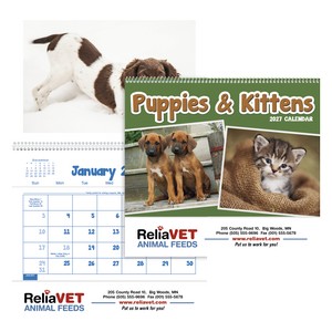 [4155] Triumph® Calendars Puppies & Kittens Pocket Calendar