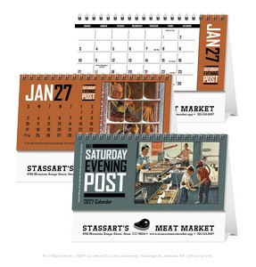Triumph® Calendars The Saturday Evening Post Desk Calendar