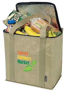 [45773] Koozie® Zippered Insulated Grocery Tote