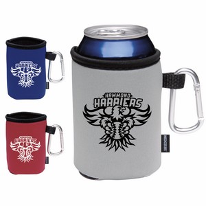 [45822] Koozie® Collapsible Can Cooler with Carabiner