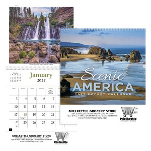 [504] HotLine® Products Scenic America® Pocket Calendar