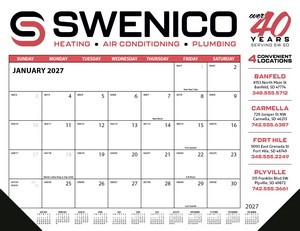 Skinner & Kennedy® Desk Pad Calendar