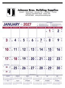 [6108] Triumph® Calendars Patriotic Contractor Memo Calendar
