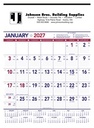 Triumph® Calendars Patriotic Contractor Memo Calendar