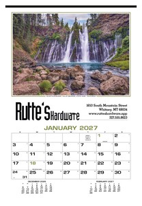 [611-01] HotLine® Products Our Beautiful America® Executive Calendar (2027)
