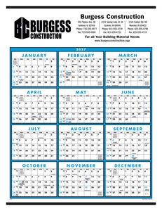 Triumph® Calendars Span-A-Year Non-Laminated Calendar
