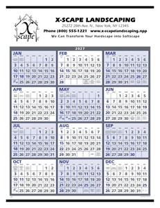 [6206] Triumph® Calendars Span-A-Year Calendar