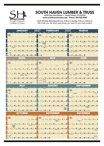 Triumph® Calendars Time Management Span-A-Year (Non-Laminated) Calendar