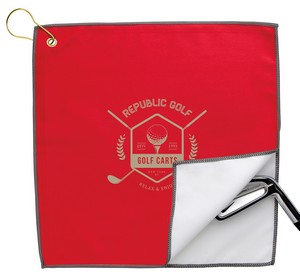 [62514] Good Value™ RPET Double Layer Golf Towel
