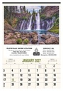 HotLine® Products Scenic America® Executive-White Ad Calendar