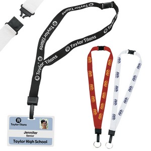 3/4" Breakaway Lanyard with Key Ring