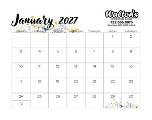 Triumph® Calendars Small Monthly Desk Pad - Floral