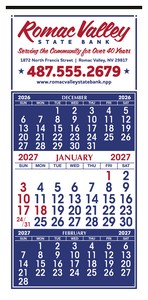 Skinner & Kennedy® 3-Month Display 12-Sheet Calendar