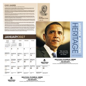 [6705] Triumph® Calendars African-American Heritage Barack Obama Calendar