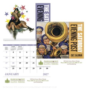 [7009] Good Value™ The Saturday Evening Post - Spiral Calendar