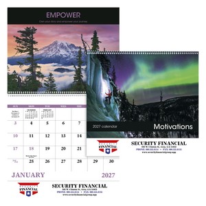 [7028] Good Value™ Motivations - Spiral Calendar