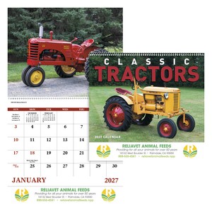 [7030] Good Value™ Classic Tractor - Spiral Calendar