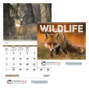 Good Value™ Wildlife Portraits - Spiral Calendar