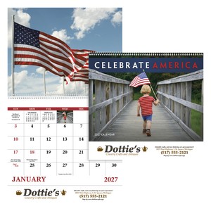 [7069] Good Value™ Celebrate America - Spiral Calendar