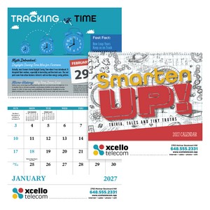 Good Value™ Smarten Up! Trivia, Tales & Tiny Truths - Spiral Calendar
