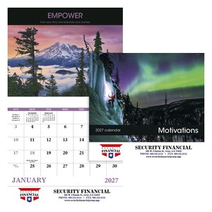 [7228] Good Value™ Motivations - Stapled Calendar