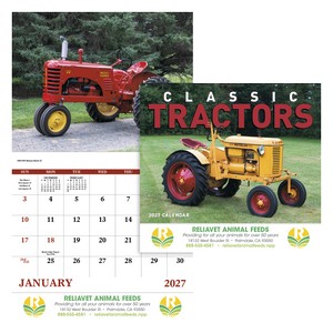 [7230] Good Value™ Classic Tractor - Stapled Calendar