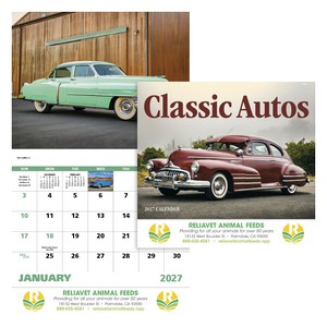 [7242] Good Value™ Classic Autos - Stapled Calendar
