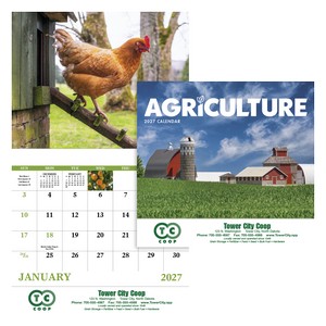 [7247] Good Value™ Agriculture - Stapled Calendar